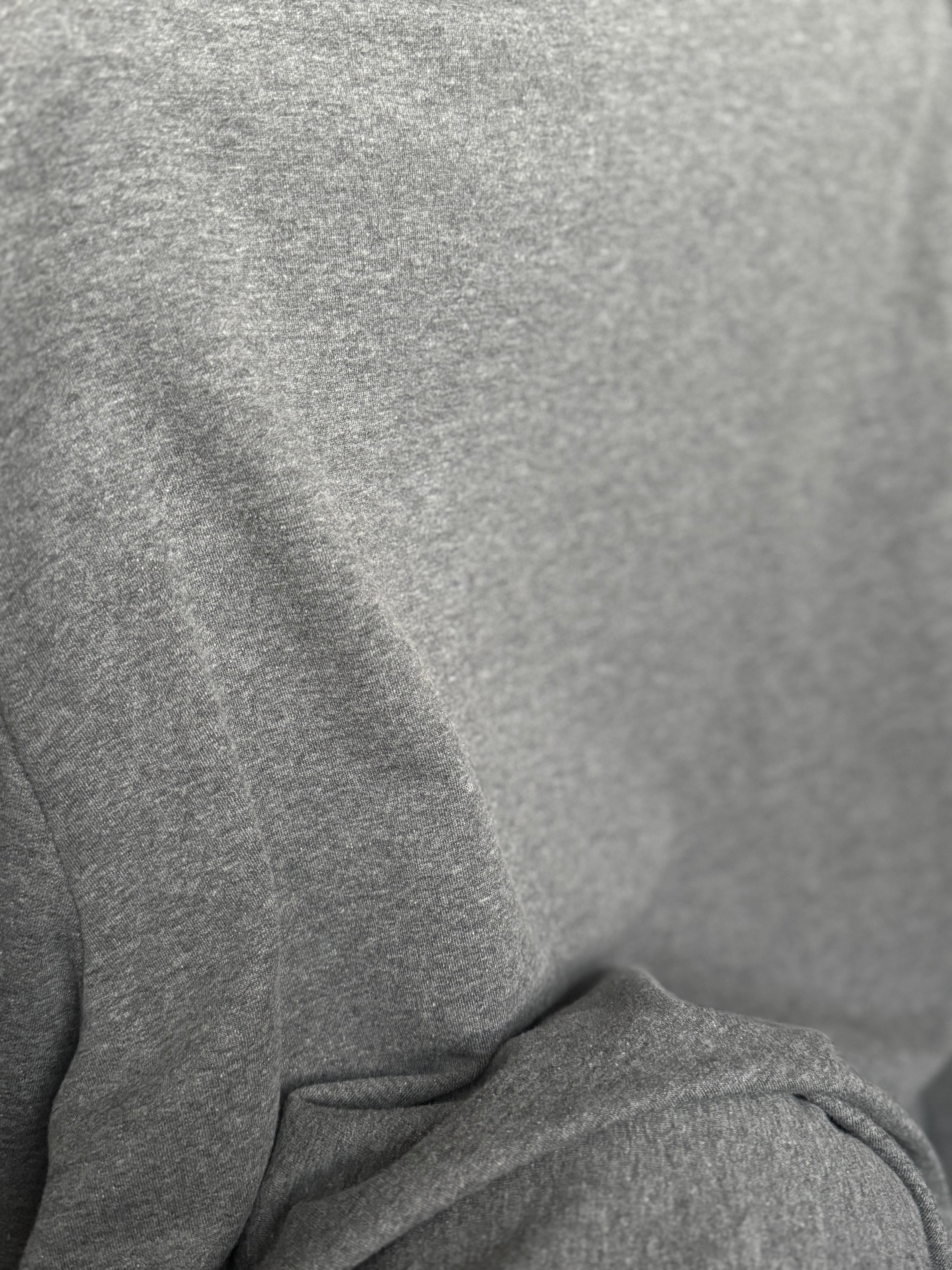 Unisex kilpinio trikotažo palaidinė “Pilkas melanžas”