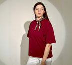 Oversize palaidinė moterims “Bordo”
